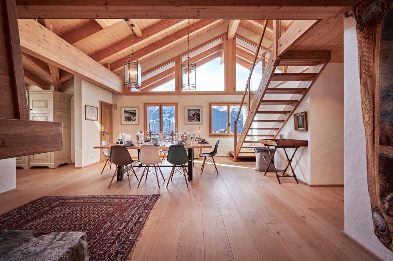 Chalet Baergsunna Penthouse Wengen Buitenkant foto