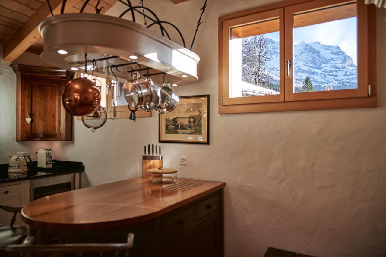 Chalet Baergsunna Penthouse Wengen Buitenkant foto