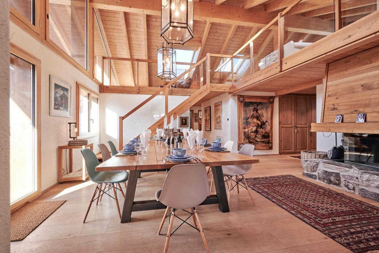 Chalet Baergsunna Penthouse Wengen Buitenkant foto