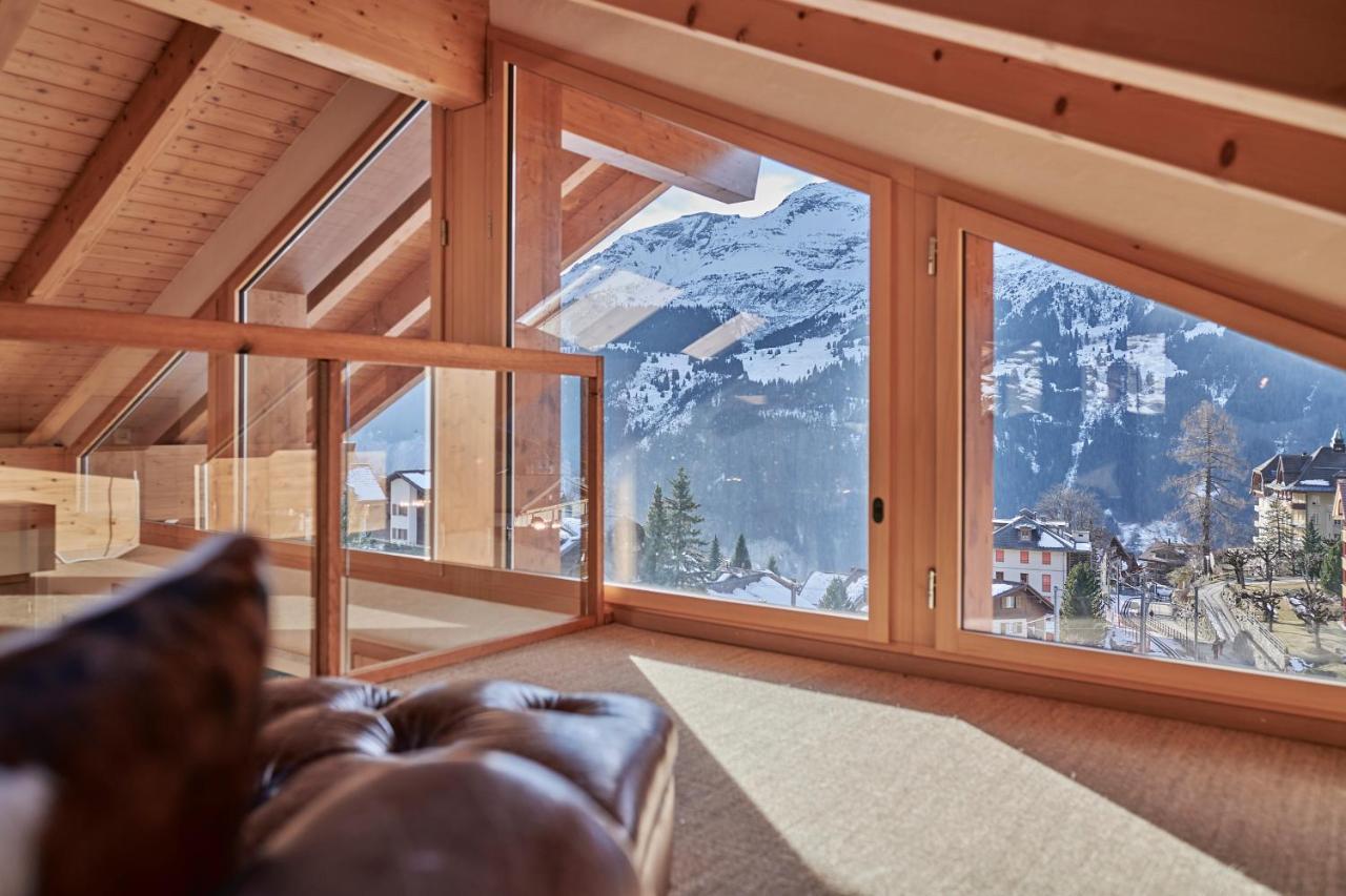 Chalet Baergsunna Penthouse Wengen Buitenkant foto