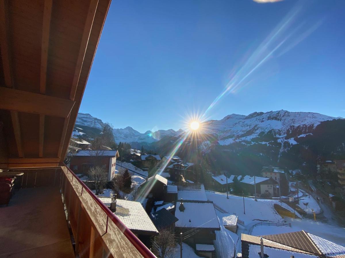 Chalet Baergsunna Penthouse Wengen Buitenkant foto