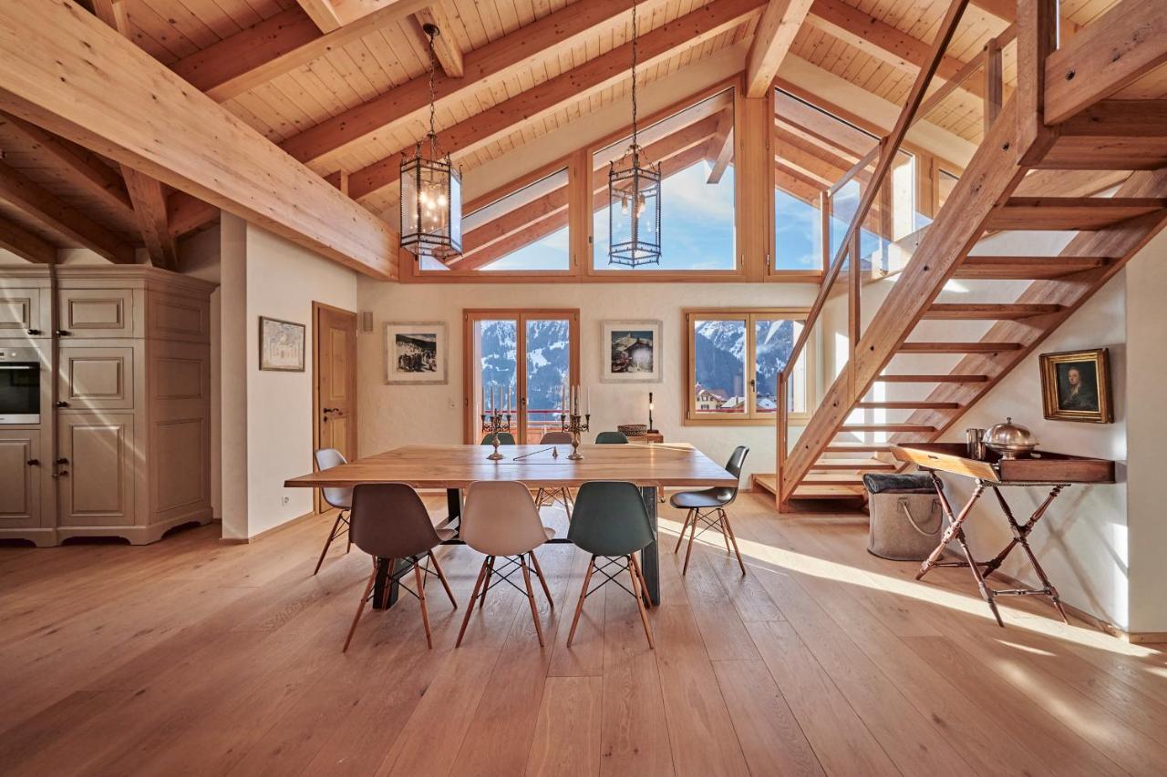 Chalet Baergsunna Penthouse Wengen Buitenkant foto